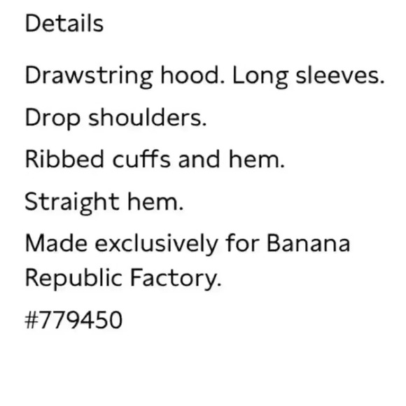 Banana Republic Logo Hoodie Sweatshirt - Picture 4 of 12